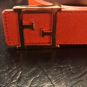 Fendi Orange belt